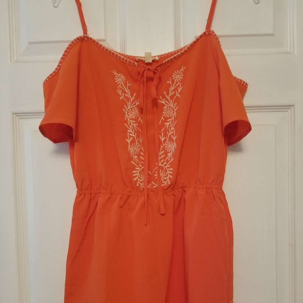Orange romper